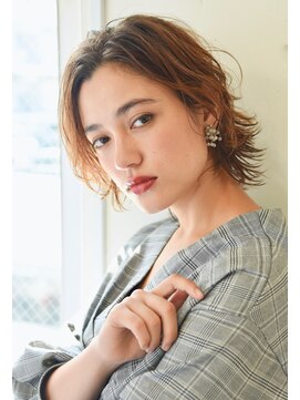 ユノ(juno) 【juno】ハンサムウルフカット☆ミディアムパーマ