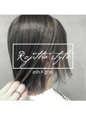 【ROJITHA】ミニボブ×アッシュグレージュ