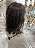 ハイライト ベージュカラー