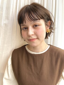 マグノリア オモテサンドウ(MAGNOLiA Omotesando) ワイドバングで可愛さアップ！軽やかなボブヘア・・・HINATA