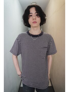 ルーク 立川(LUK) Lien☆ニュアンスマッシュパーマヘア×センターパートショート