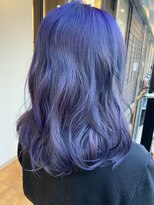 グリッター (Glitter)&nbsp;ブリーチカラー×ブルーパープル