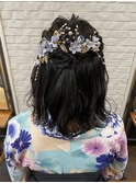 袴×ヘアアレンジ