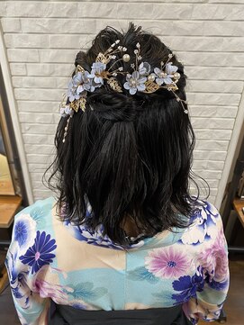 ザブックハンドサロン(The book hand salon) 袴×ヘアアレンジ