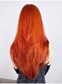 韓国ヘアロング顔周りレイヤー美髪_ba509551