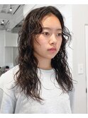 レイヤーパーマ/スパイラルパーマ/ウルフパーマ/パーマ女子/原宿
