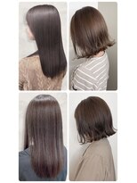 美容室フルール&nbsp;★縮毛矯正ロング♪コスメストレート髪質改善ココアベージュ