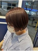 黒髪/ボブルフ/ネビージュ/小顔/ワンレン/南越谷/髪質改善/前髪