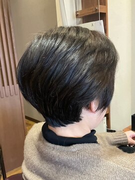 美容室ヒラトヤ 仙北店 30代40代大人愛されショート×くびヘア×小顔 ウルフ