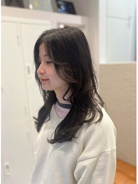 シュク 高円寺(SYUK) コテ巻き風パーマ/デジタルパーマ/レイヤーカット【青木】