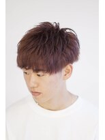 サロン ド ロイ(Salon de Roi)&nbsp;束感マッシュスタイル！ブリーチ一回ピンクベージュ