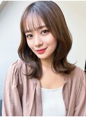 小顔◎秋のくびれヘア×髪質改善でひし形ミディアム