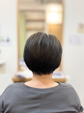 ヘアー グリーン(hair green) 30代40代50代/ショートボブ/白髪染めヘアマニキュア
