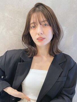 トルネード(TORNADO) 面長 ミディアムレイヤー オリーブブラウン M20251010