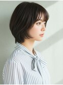 忙しい30代に人気！越谷の時短大人ボブ×ヘーゼルグレージュ