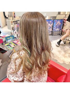 オフカイ 池袋店(OFF-KAi!!) ミルクティーベージュ×ポイントエクステ