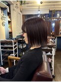 切りっぱなし×ピンク/magiyhair/下北沢/hide/