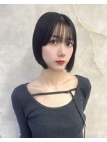 ロンドアヴァントゥス 池袋(Lond aventus) 韓国レイヤー/韓国風/ボブ/髪質改善/黒髪/ブリーチなし〔池袋〕