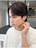 ◎20代フェザーパーマ×外国人風センターパート