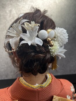 ロワン(loin.)の写真/＊ヘアセット、着付けお任せ＊