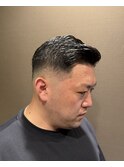 スキンフェードサイドパート