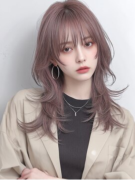 サロンドアイ(salon de i) フェザーレイヤー × ラベンダーグレージュ
