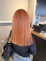 派手髪・ハイトーンカラー・デザインカラー・ブリーチ専門美容室&nbsp;オレンジオレンジカラーヘアカラーオレンジオレンジへア
