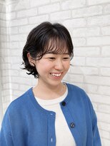 スーリール 福岡別府店(Sourire) 大人かわいいパーマショートボブ