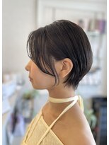 ヴィフ ヘアアンドデザイン(Vif hair&design)&nbsp;ダークアッシュグレージュ×大人コンパクトショート