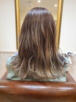 ヘアーズ ロッソ テラス(hair's ROSSO TERRACE)&nbsp;デザインカラー×セミロング