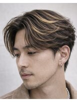 ポート 浦和(PORT)&nbsp;浦和メンズハイライトカラーメンズメッシュセンターパート