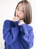 かきあげバング ナチュラルストレート さらつや！