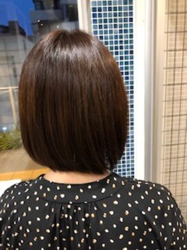 スタジオ アルファプラス 日暮里店(studio α+) フォギーベージュ×前上がりボブ♪