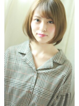 エミュ 新宿(emu) ミニマムボブ  コンパクトショート U-REALMotto川田