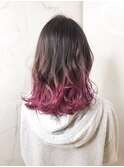 ピンクグラデーション