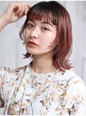 大人可愛い20代30代40代小顔 ピンクベージュ F9