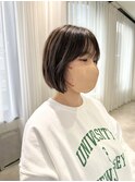 【 YOKE 】20代30代ショートボブミニボブ小顔バング