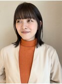 10代20代30代モテ髪似合わせフルバング顔まわりカット