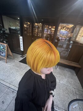 カフェアンドヘアサロン リバーブ(cafe&hair salon re:verb) orange×yellow☆
