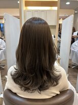 ベルプロッドバイアルター 千葉(bel. prod by aL-ter)&nbsp;【bel.高野】グレージュカラー/シルキーベージュ/斜めバング