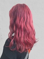 ディーバ 藤沢(D.I.E.V.A)&nbsp;10代20代30代大人可愛いクリアコーラルピンク艶髪レイヤーカット