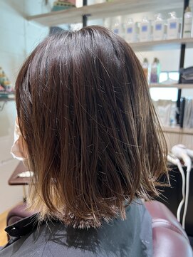 チアー ヘアリラクゼーション(cheer HAIRRELAXATION) インナーカラーぱつっとボブ
