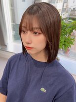 ネオリーブ クーロ(Neolive curro)&nbsp;小顔タッセルボブ×美髪[ぱつっとボブ/縮毛矯正/横浜韓国]