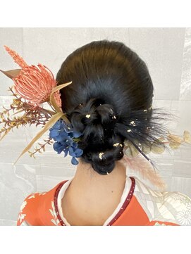 サロン Salon アイ アート 成人式ヘアセット カチモリヘア