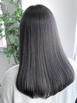 アンス(Anse) ブリーチ無し/グレージュ/透明感カラー