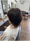 ミニボブ丈くびレイヤー