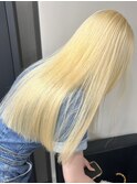 4601ブロンドベージュハイライトバレイヤージュハイトーンカラー