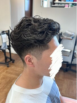 グート ヘアーメイク(gut HAIR MAKE) ラルフカール オールバックパーマ 宮城リョータ風パーマ