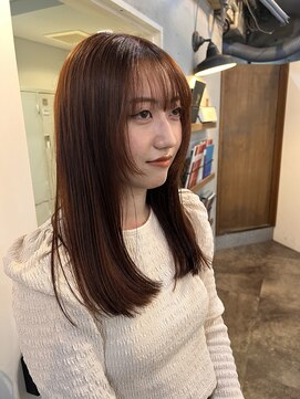 ロア ヘアーコーディネート 四条烏丸店(LoRE hair coordinate) 深めオレンジブラウン〇河津