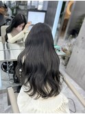 ☆7トーン☆ブリーチ無しカラーでグレーブラウン
